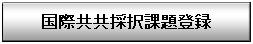 国際共共採択課題登録ボタン